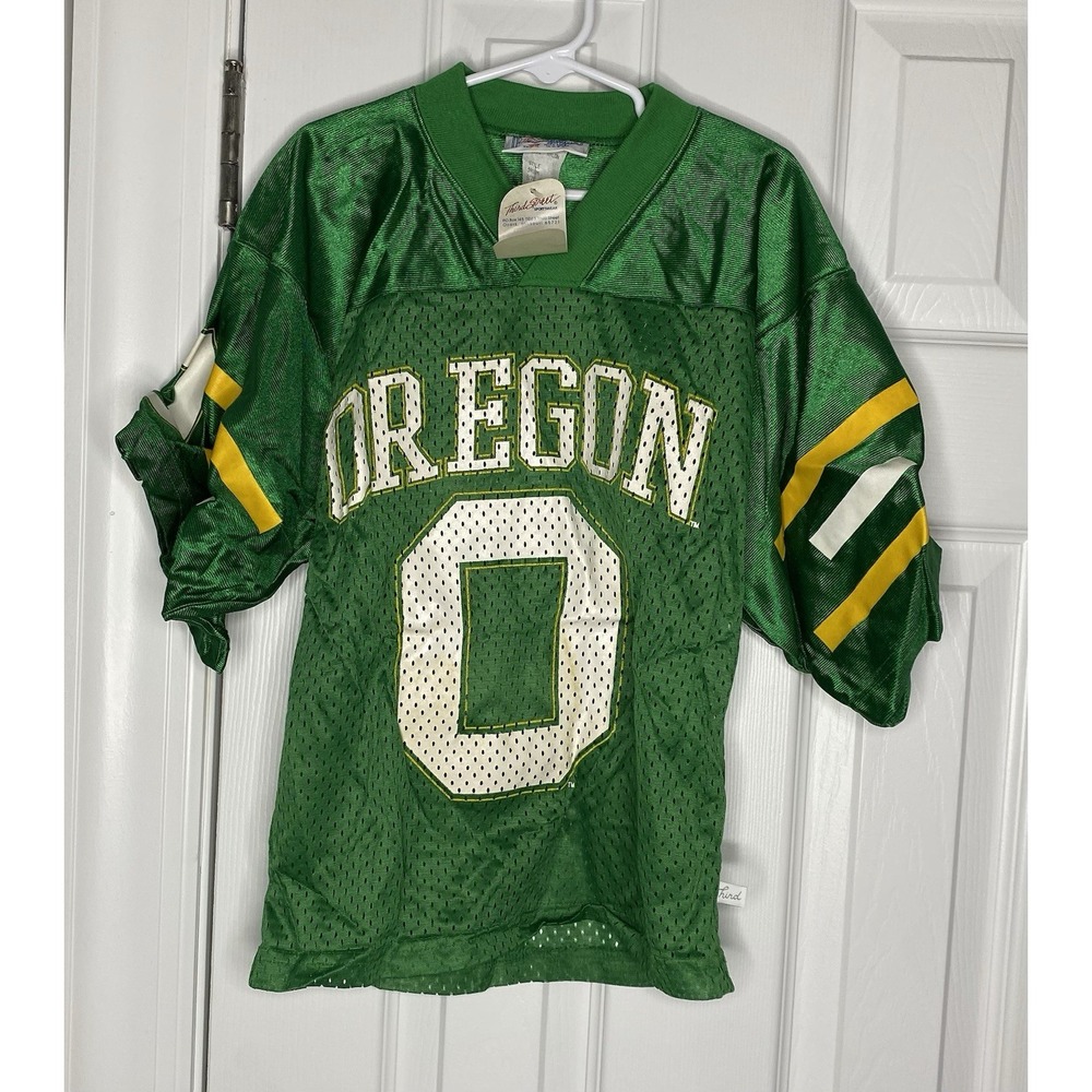 NCAA Youth Oregon Ducks Football‎ Jersey Third Street Green Size 6-8 New *read*